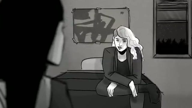 Go Tonight (still — Beverly on the bed)